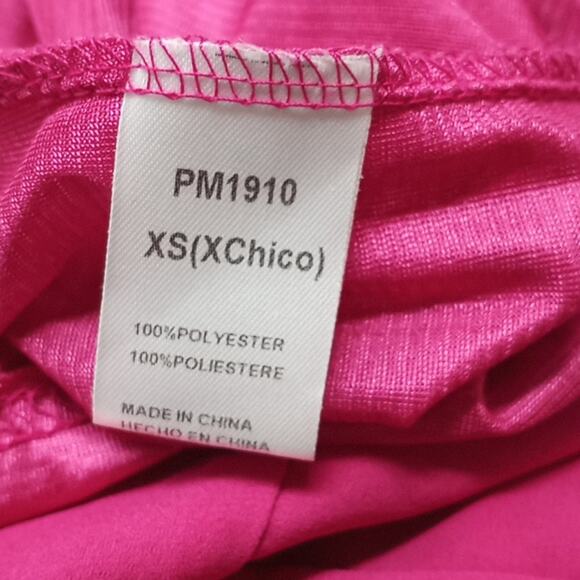 Papermoon for Stitchfix Women's Deep Pink Short Sleeve Dress Size XS - Picture 9 of 12